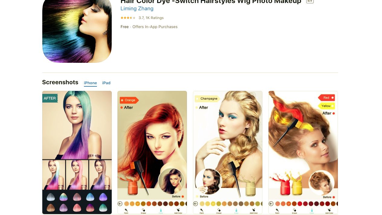 Discover These 2020 Hair Color Changing Apps