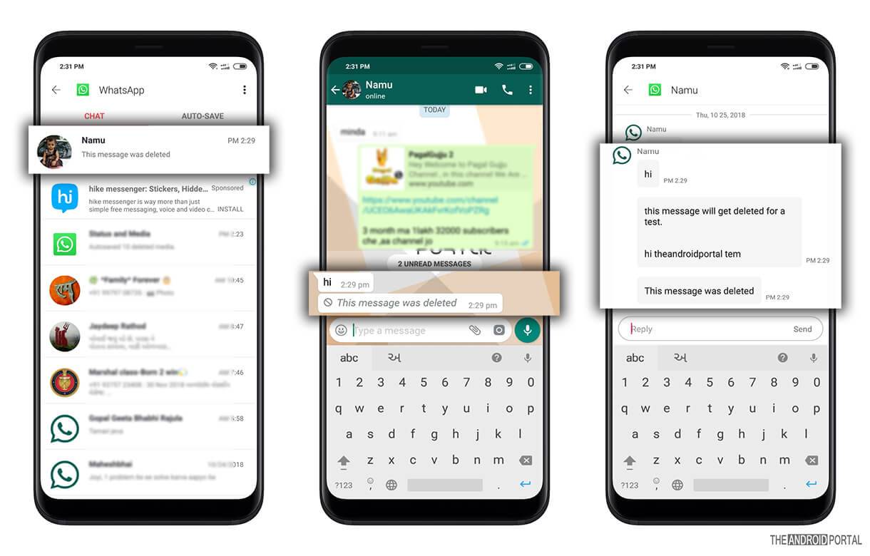 Discover How To Read Deleted WhatsApp Messages Through An App