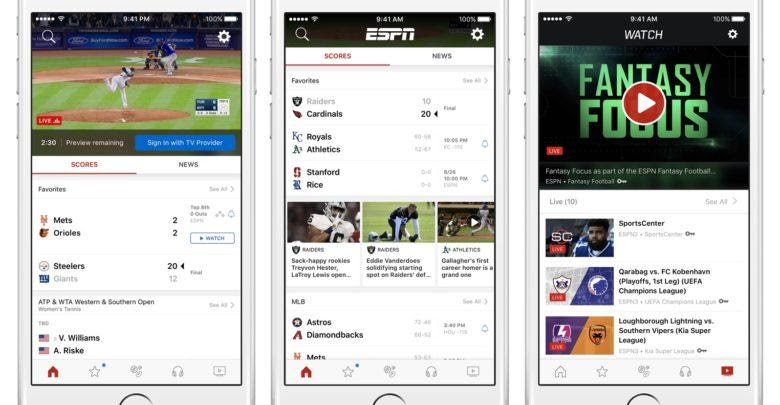 Learn How to Follow Sports with the ESPN App