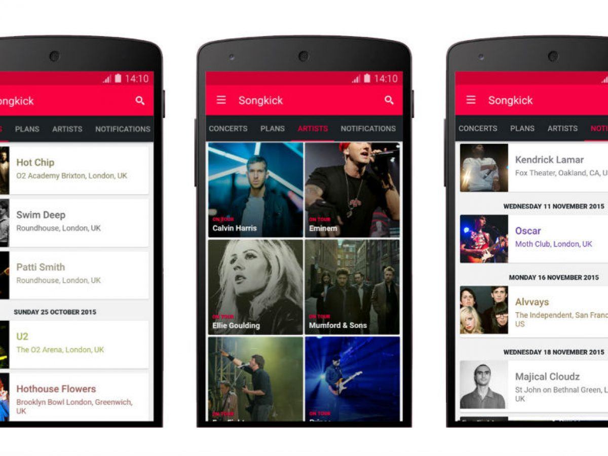 Discover Shows Happening Nearby and Buy Tickets by Downloading the Songkick App