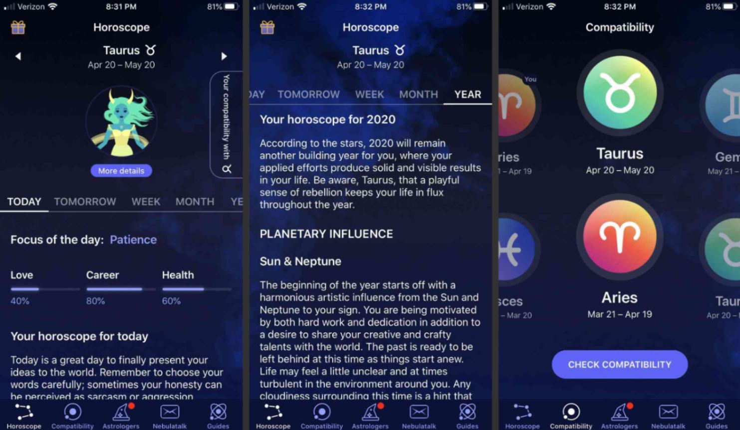 Nebula App - The Most Accurate Zodiac Predictions