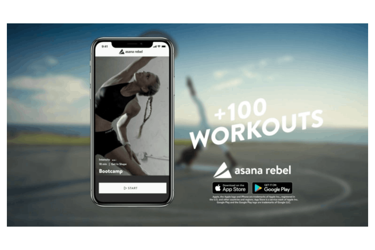 Asana Rebel App - Get In Shape