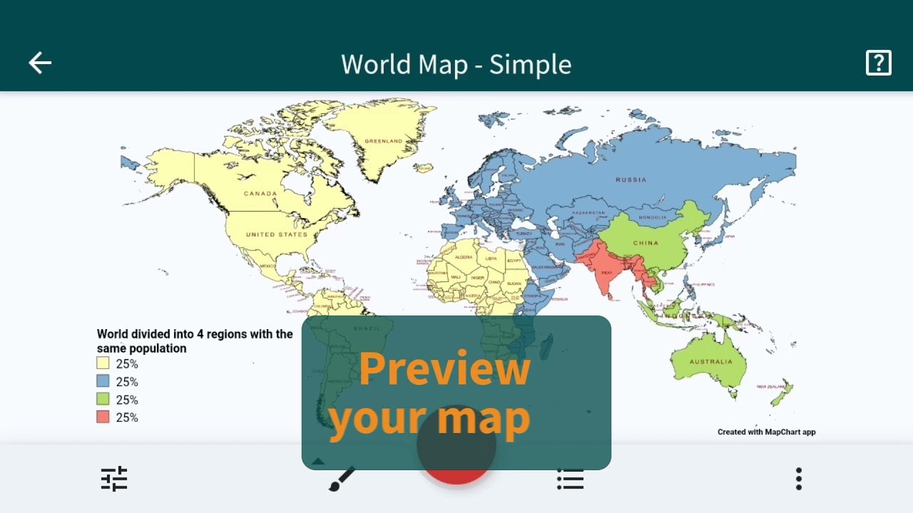 MapChart App - Discover How to Use this App