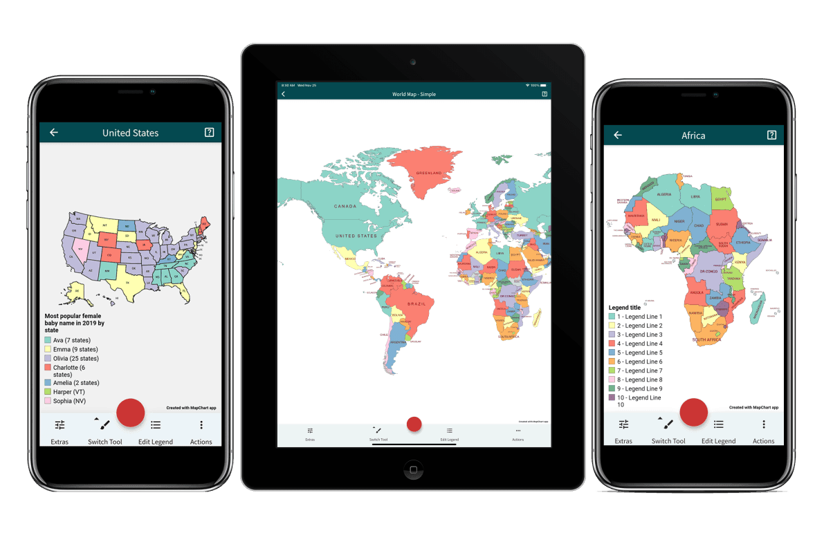 MapChart App - Discover How to Use this App