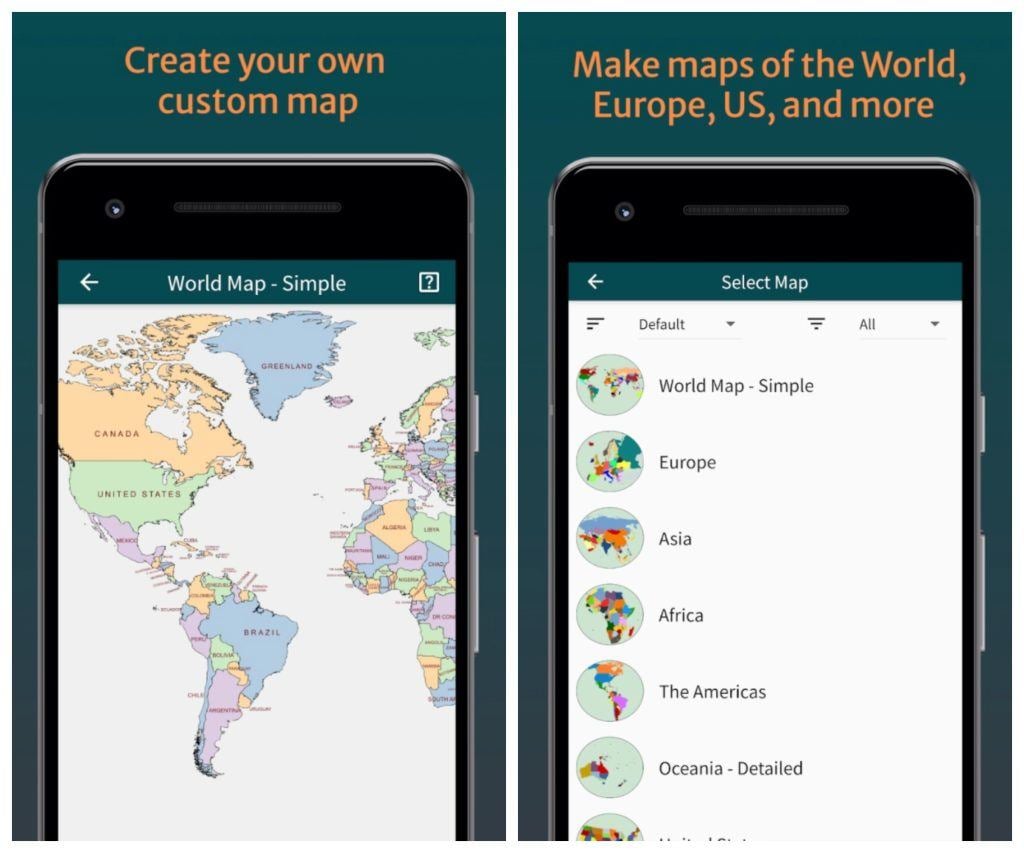 MapChart App - Discover How to Use this App