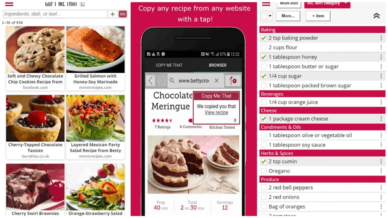 Copy Me That - The Best Recipe Manager App