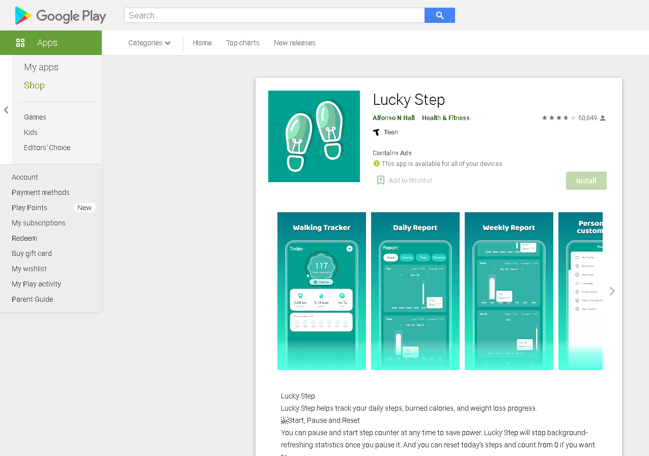 Lucky Step App - Learn How to Use